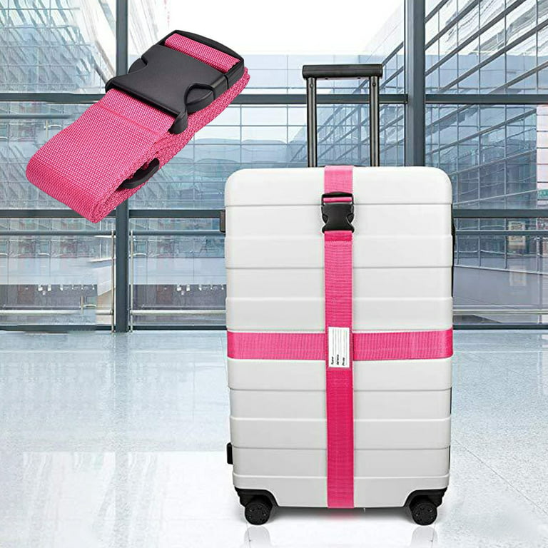 Noarlalf Belt Buckle Adjustable Luggage Strap Buckle Widened Luggage Strap  Eyecatching Luggage Clip Travel Handbag Briefcase Belt Buckles Paracord