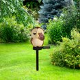 thumbnail image 2 of 2Pcs Solar Owl Statue Assorted Color Garden Solar Decoration for Porch and Courtyard, 2 of 8