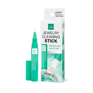 Gem Glow Jewelry Cleaning Stick for Sparkling Rings & Watches with Brush Tip