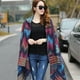 thumbnail image 4 of Poncho con flecos estilo bohemio informal para mujer, cárdigan holgado con estampado vintage para clima frío, manta navideña, bufanda, regalos, 4 of 5