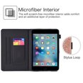 thumbnail image 6 of iPad mini 4 Case, iPad mini 2 3 Case Cover, Allytech PU Leather Folio Glitter Sparke Protective Multi Angle Stand Auto Sleep Wake Case Cover with Pencil Holder for Apple iPad mini 1 2 3 4, Rosegold, 6 of 7