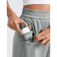 thumbnail image 4 of Pantalones deportivos CRZ YOGA SoftAura de pierna ancha para mujer, modal Sterling S, 4 of 4