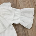 thumbnail image 5 of Franhais Baby Romper Lace Patchwork Ruffle Jumpsuit Summer Princess One-piece Outfits 0-18M, 5 of 6