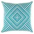 thumbnail image 2 of TreeWool (Pack of 2) Kaleidoscope Accent Decorative Square Cotton Throw Pillow Covers (24" x 24", Turquoise), 2 of 6