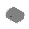 thumbnail image 4 of Monument Grills Small Portable Water-Resistant Rip-Resistant Nylon Tabletop Barbecue Grill Cover, 21 Inch, 4 of 5