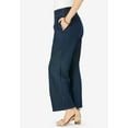 thumbnail image 3 of Jessica London Women's Plus Size Chambray Wide Leg Pant, 3 of 4