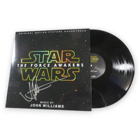 J. J. Abrams Signed Autographed Record Album Cover Star Wars Force Awakens BAS