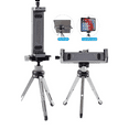 thumbnail image 2 of Universal Aluminum Alloy Tablet Phone Stand Holder Clip Tripod Adjustable Bracket for Mobile Phones(Silver-Gray), 2 of 8