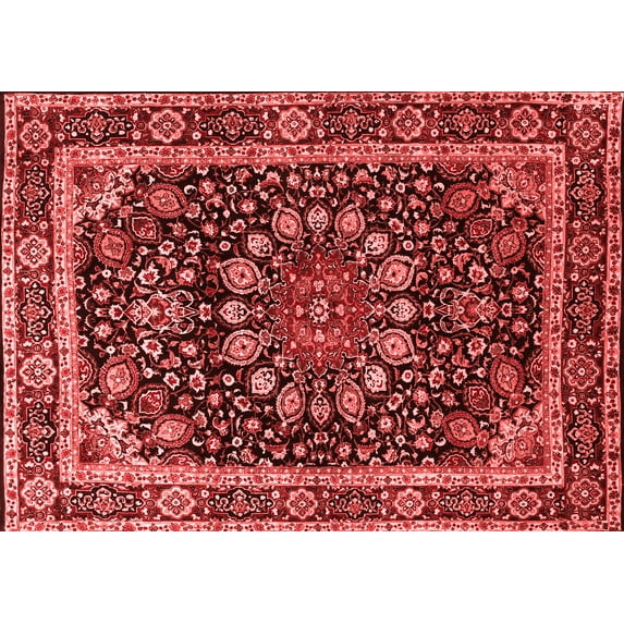 Ahgly Company Indoor Rectangle Persian Red Traditional Area Rugs, 2' x 4'