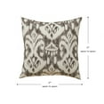 thumbnail image 4 of Greendale Home Fashions 17'' x 17'' Reversible Outdoor Throw Pillow, Set of 2, Graphite, 4 of 6