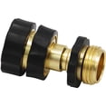thumbnail image 3 of Garden Hose Quick Connector, Premium Aluminum Material For Universal Fit, Easy Connect Disconnect With Rubberized Grips Design (4 Piece), 3 of 5