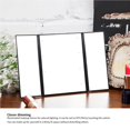 thumbnail image 2 of Espejo De Maquillaje Plegable Led Escritorio Luminoso Tri-Fold Led Espejo De Maquillaje De Escritorio Led Con Espejo De Luz Monstrate CE002180-00, 2 of 7
