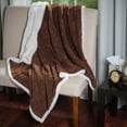thumbnail image 3 of Lavish Home Plush Corduroy Sherpa Throw, 3 of 9