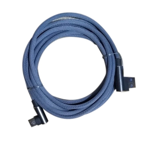 Línea de datos tejida de nailon con codo doble de 1/2/3 metros para Android USB 3.0 Cable de datos de teléfono Cable de repuesto seitruly DZ4347-15