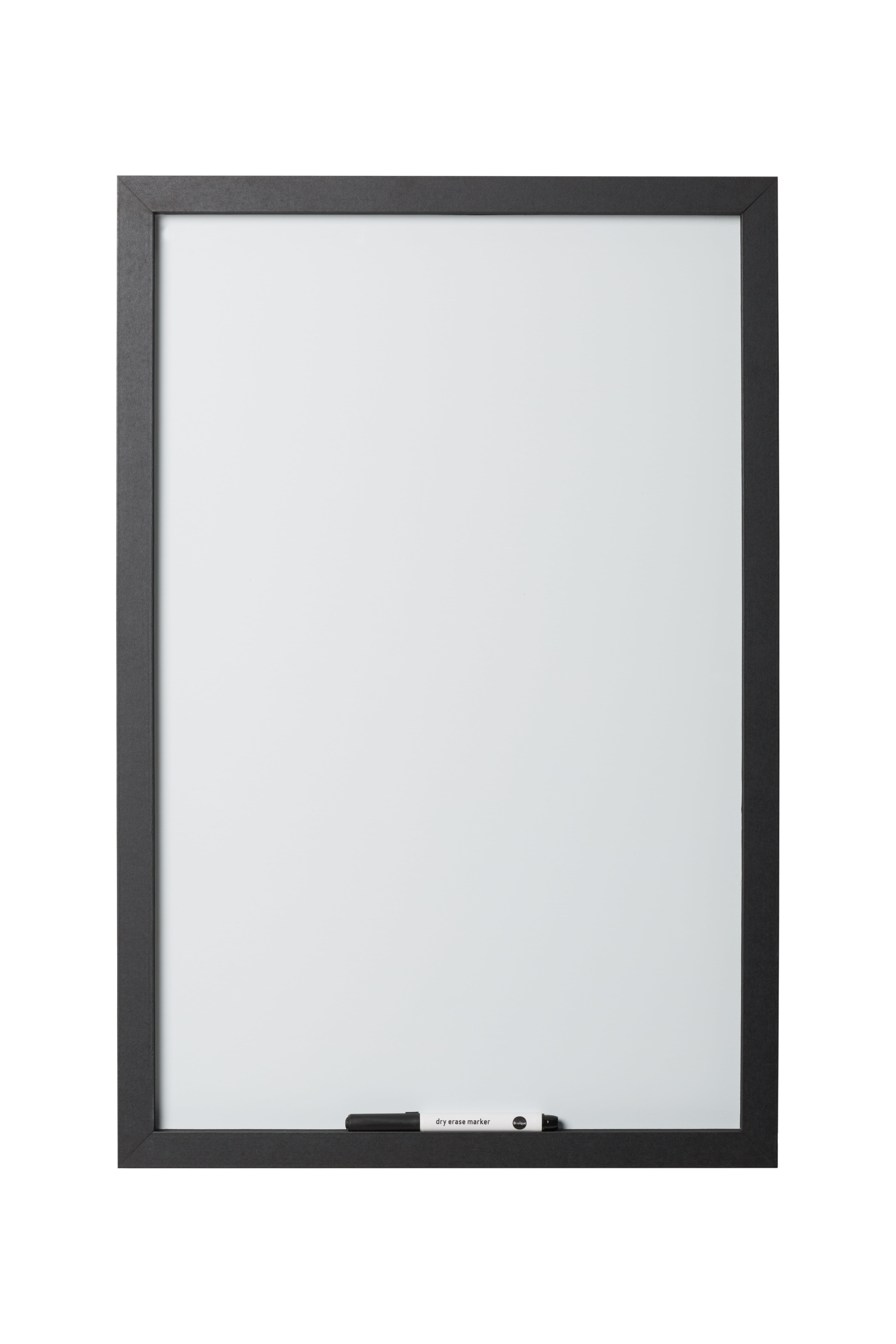 DryErase Board, Black MDF Frame, 18" X 24"