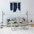 thumbnail image 4 of Evelyn&Zoe 54" Brass Finish Coffee Table, 4 of 5