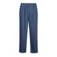 thumbnail image 3 of Men’s Loose Straight Leg Sports Casual Pants Wide Leg Fashion Spring Autumn with Pockets, 3 of 5