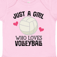 thumbnail image 4 of Inktastic Just a Girl Who Loves Volleyball Girls Baby Bodysuit, 4 of 5