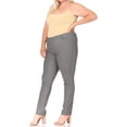 thumbnail image 5 of Women's Plus Size Comfy Slim Pocket Jeggings Jeans Pants with Button (Pack of 2), 5 of 7