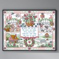 thumbnail image 4 of Hilo de bordar de algodón ecológico Wdftyju Kit de punto de cruz 14CT 40x32cm, 4 of 9