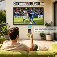 thumbnail image 2 of 360SPB®Google TV 55" Outdoor TV, 4K UHD Smart TV, IP65 Waterproof, Suitable For Partial Sun, PatioBuilt-in Voice Assistant & Dolby Atmos, 2 of 8