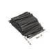 thumbnail image 2 of Cintas de Torsión Uxcell 3" Cierre de Papel para Bolsas de Fiesta Manualidades Negro 500 Paquete, 2 of 7