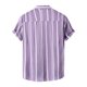 thumbnail image 4 of Men's Summer New Loose Print Short Sleeve Shirt Cardigan Beach Shirt M, 4 of 4