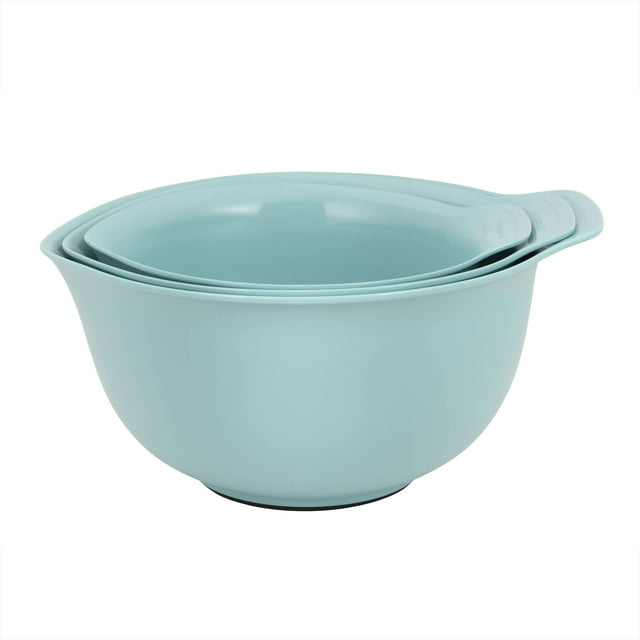 Juego de 3 tazones de plástico para mezclar KitchenAid, universales, anidados