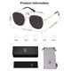 thumbnail image 5 of Gafas de sol SOJOS Classic Square SJ1137 para mujer y hombre, color dorado y gris, 5 of 5