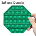 thumbnail image 3 of Bloque sensorial de silicona Nora Push Pop Up Bubble para niños y adultos, juguete sensorial para mantener la calma y la concentración (verde y morado), 3 of 8