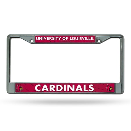 Louisville-Cardinal's Car Frame - Metal License Plate Frame