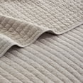 thumbnail image 4 of Juego de colcha Wonderful Jersey 100% algodón Channel Stitch King, 4 of 8
