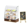 thumbnail image 2 of Miniature Bakery Display Case with Dessert Figurine Set for Dollhouses Bakery Store Display Kids Pretend Play Kitchen Toy, 2 of 4