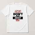 thumbnail image 4 of God Don't Play About Me Graphic T-Shirt, Unisex Classic Fit Crew Neck Tee, 4 of 9