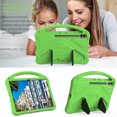 thumbnail image 6 of TECH CIRCLE Kids Case for Samsung Galaxy Tab S9 Ultra/ S8 Ultra Tablet Case 14.6",Lightweight Shockproof Rugged Protective EVA Kids Friendly Handle Stand Child Proof Kids Case with Pencil Holder,Green, 6 of 7