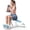 White&Blue, variant on Deep Squat Machine for Women, Adjustable Glutes Trainer Machine, Core & Leg Exercise, Push Up Board Workout Equipment at Home Gym