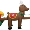 thumbnail image 6 of vidaXL Christmas Inflatable Santa and Reindeer Decoration LED 192.9", 6 of 8