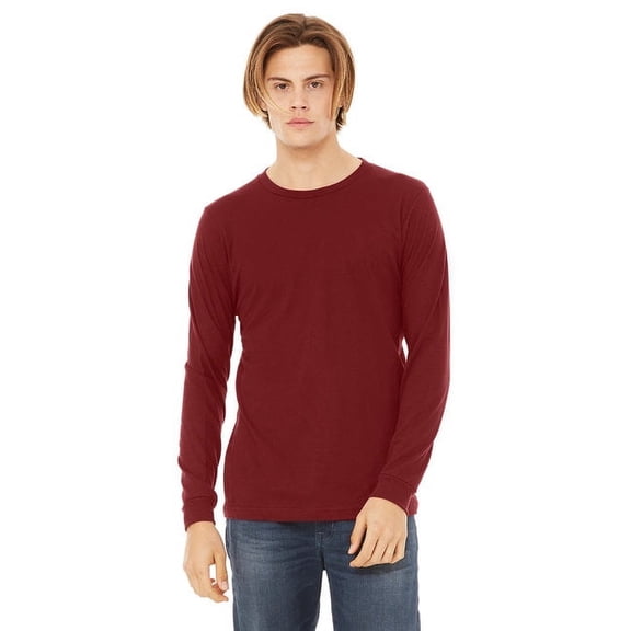 Unisex Jersey Long-Sleeve T-Shirt - CARDINAL - XL