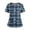 Blue, variant on Halloween Printed Scrub Tops for Women, V Neck Short Sleeve Double Pocket Side Slit, Lightweight Nursing Uniform for Everyday,Green M