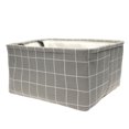 thumbnail image 1 of Unique Bargains Fabric Storage Bin Box with Handles Laundry Baskets Organizer for Closet, 1 of 9