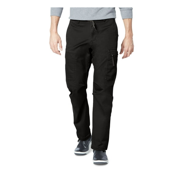 DOCKERS Mens Black Printed Pants W34/ L34