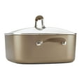thumbnail image 4 of Anolon Advanced Umber Hard-Anodized Non-stick 7-Quart Covered Square Dutch Oven, Light Brown, 4 of 6