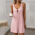 thumbnail image 1 of LOVZFMLL Combinaison Pyjama Sans Manches à Imprimé Floral pour Femmes Rose G, 1 of 4