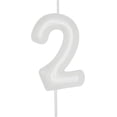 thumbnail image 2 of Hltser Birthday Candles Numbers 2.36 inch Party Cake Topper 1 Piece (Brown  Number 6), 2 of 6