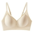 thumbnail image 3 of Amvlyk Bras for Women Wireless Push Up Bra Soft Breathable Seamless Comfortable Everyday Bra with Adaptive Spaghetti Straps for Workout Walking Activewear Sleep, 3 of 7