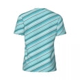 thumbnail image 6 of T Shirt For Men Retro Dots And Stripes Sportswear Blue Line Design Harajuku Men Funny Tee Shirt Summ, 6 of 7