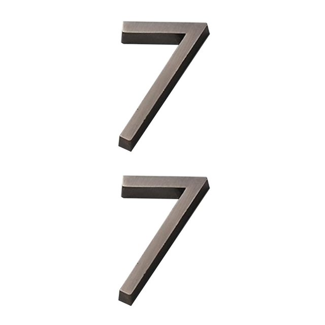 bedienty Office Plastic 3D Door Signs Indoor Address Plaques Plate Meeting Room Number 7 2Set