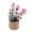 B, variant on OIUR Artificial Potted Plants Refrigerator Magnet Home Office Kitchen Locker Fridge 3D Miniature Cork Pot Fake Flower Magnetic Decoration Ornament