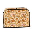 thumbnail image 2 of Lsque Various Bread Print 2 Slice Toaster Cover , Kitchen Appliance Dustproof Protector , Toaster Protector Dustproof Kitchen Appliance Cover, 2 of 7