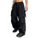 thumbnail image 2 of Pantalones cargo informales para hombre: color liso, cuatro bolsillos, cintura ajustable, material de imitación de sarga, ropa urbana para todas las estaciones, tallas US/UK/EU S-XXXL., 2 of 4